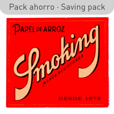 PAPEL SMOKING ARROZ ROJO