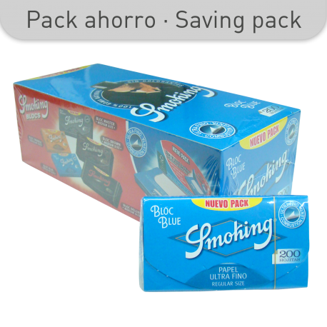 PAPEL SMOKING AZUL 200