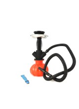 Shisha acrílica roja y negra