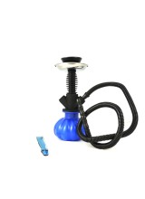 Shisha acrílica azul y negra