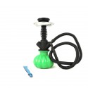 Shisha acrílica verde y negra