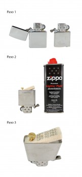 Cómo cargar tu Zippo