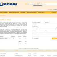 Precios y reservas de tabaco en Eurotabaco